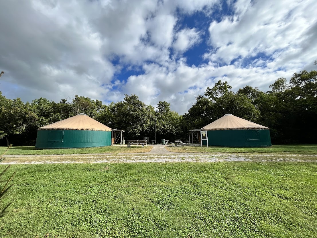 Two yurts